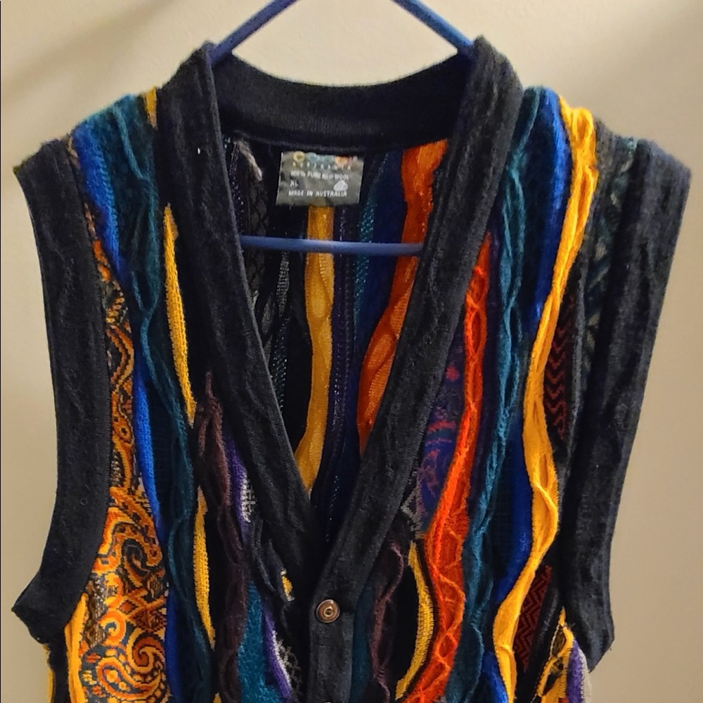 Vintage Wool Coogi Sweater Vest